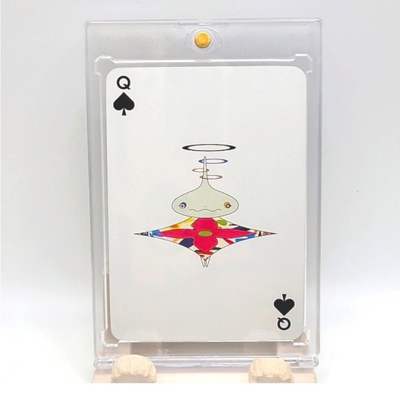 ♥️♣️Louis Vuitton♠️♦️WHITE MURAKAMI Collector’s Single Playing Card - 2 ♦️ - Picture 3 of 15